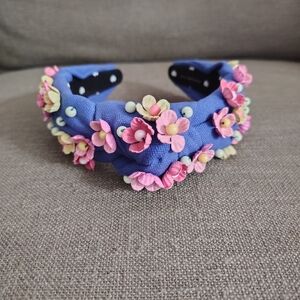 Lele Sadoughi Spring Floral Headband Like New
